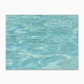 Pool water | Dive in! | Summer feeling Canvas Print