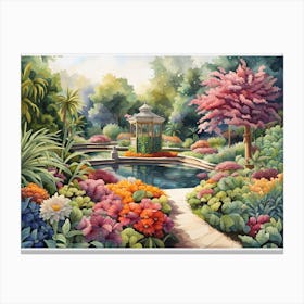 Garden In Bloom Canvas Print