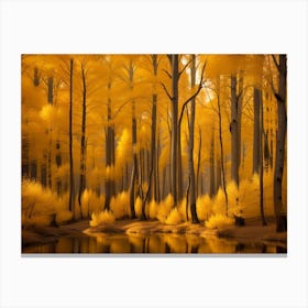 Autumn Forest 105 Canvas Print