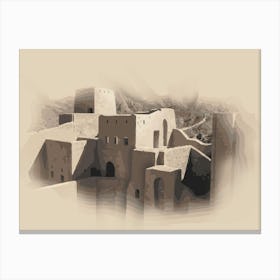 Omanske RUINS Canvas Print