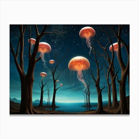 Jellyfish Canvas Print