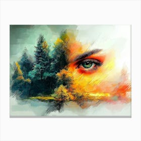 Digital Graphic Like The Impression Canvas Print