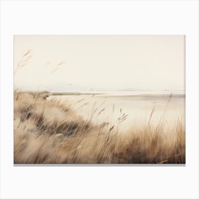 Rustic Sand Dune Painting Canvas Print