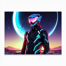 Futuristic Man 1 Canvas Print