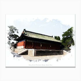 Beijing Ancient Architecture Museum, Beijing, China Canvas Print