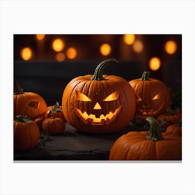 Pumpkin Lantern Canvas Print