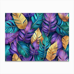 Tropical Leaves 22 Canvas Print