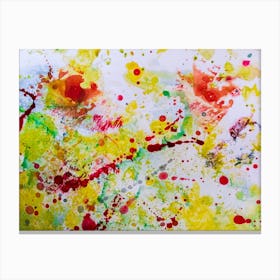 Abstract Watercolor Painting 13 Canvas Print