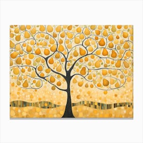 Gustav Klimt Golden Pear Tree Canvas Print