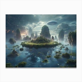 Alien Island Canvas Print