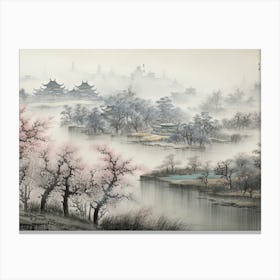 Chinese Landscape Painting 20 Canvas Print