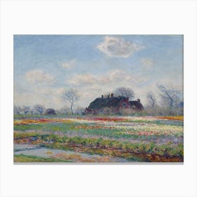 Tulip Fields At Sassenheim, (1886), Claude Monet Canvas Print