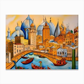 Venice By Rafael Sanchez Canvas Print