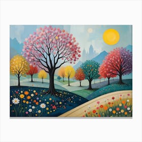 Autumn Trees 12 Canvas Print