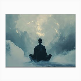 Meditation In The Clouds Canvas Print