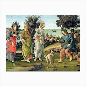 Sandro Botticelli Birth Of Jesus Canvas Print