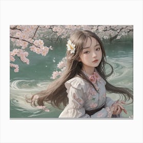 Asian Girl 4 Canvas Print