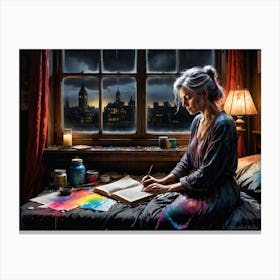 Color Lady Canvas Print