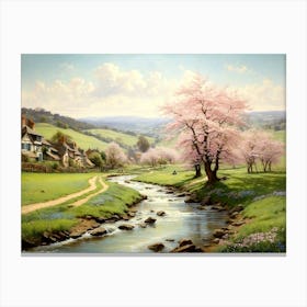 Springtime In Surrey Canvas Print