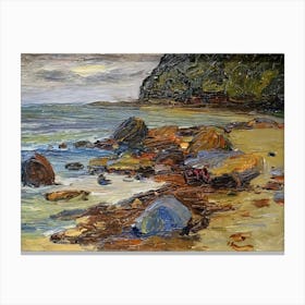 Wassily Kandinsky Beach At Dusk Canvas Print