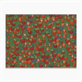 Strawberry Field Gustav Klimt Canvas Print