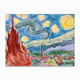 The Starry Night Canvas Print