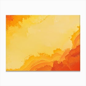 Abstract Orange Background 1 Canvas Print