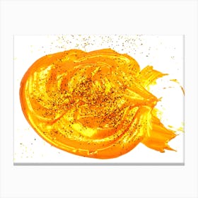 Gold Paint Canvas Print