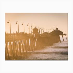 The Fishing Pier, Imperial Beach Canvas Print
