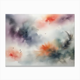 Feathers In The Sky Canvas Print