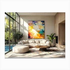 This Is My Peaceful Room Canvas Print