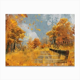 Autumn Path 6 Canvas Print
