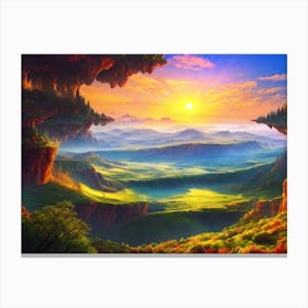 Landscape Painting 38 Canvas Print