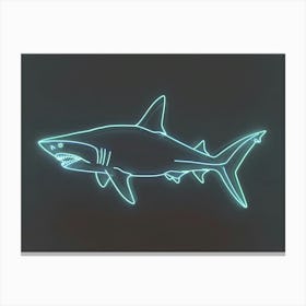 Neon Thresher Shark  6 Canvas Print
