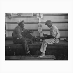 Untitled Photo, Possibly Related To Game Of Coon Can In Store Near Reserve, Louisiana By Russell Lee 1 Canvas Print