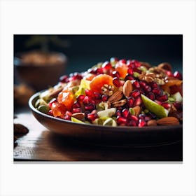 Pomegranate Salad Canvas Print