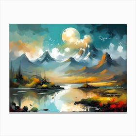 Mountain Landscape #1 Canvas Print