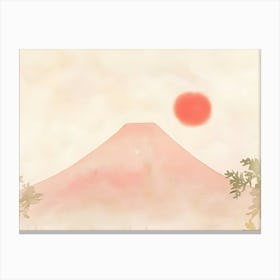 Yamanashi Mountain Canvas Print