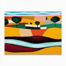 Landscape With Trees Canvas Print