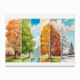 Autumn Trees 1 Canvas Print