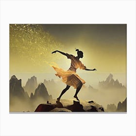 Chinese Dancer Canvas Print