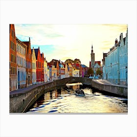 Canals In The City Canvas Print