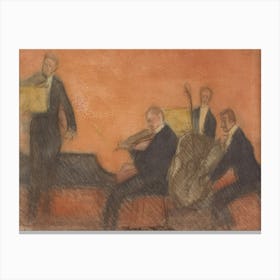 Music, 1906, By Magnus Enckell Canvas Print