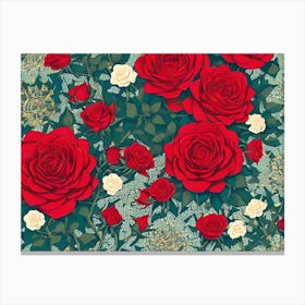 Red Roses Canvas Print