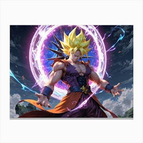 Dragon Ball Z Wallpaper 87 Canvas Print