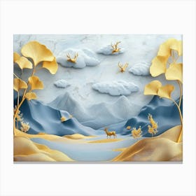 Ginkgo Trees Canvas Print