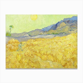 Wheat Field By Vincent Van Gogh 2 Canvas Print