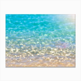 Abstract Beach Background Canvas Print