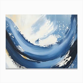 Abstract Blue Painting 6 Canvas Print