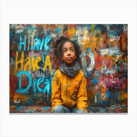 I Have A Dream One Day -Big Dreams Canvas Print